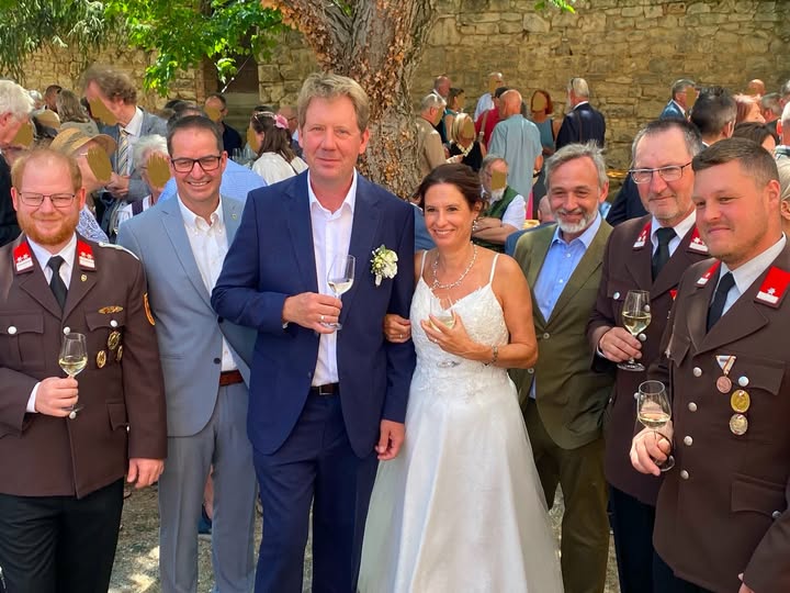 Hochzeit unseres Kameraden HLM Harald Tremmel